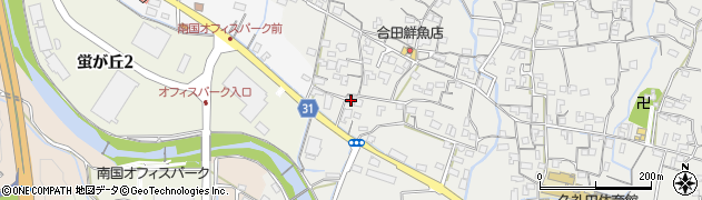 高知県南国市久礼田1271周辺の地図