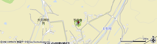 予岳寺周辺の地図