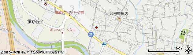 高知県南国市久礼田1285周辺の地図