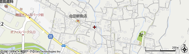 高知県南国市久礼田1236周辺の地図