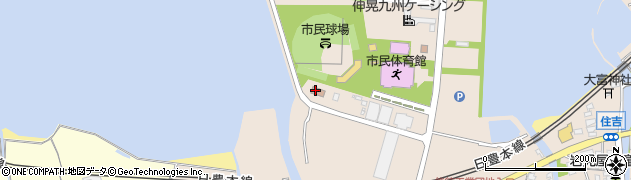 豊前市役所　同和福祉センター周辺の地図