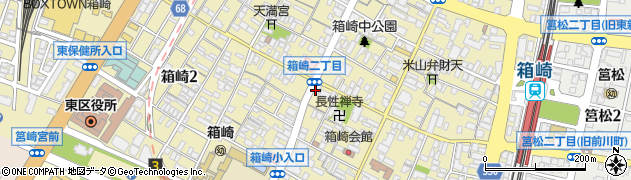 ランドリーキッチン箱崎店周辺の地図