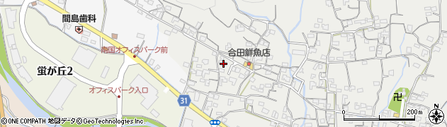 高知県南国市久礼田1262周辺の地図