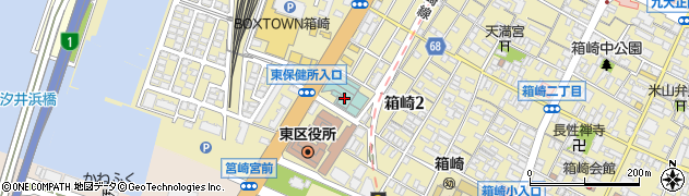 福岡リーセントホテル周辺の地図