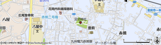 足切神社周辺の地図