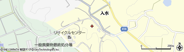 福岡県飯塚市入水周辺の地図