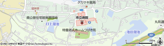 福岡銀行飯塚市立病院 ＡＴＭ周辺の地図