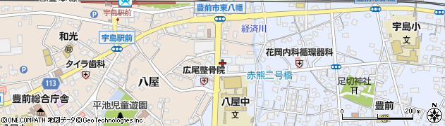 福岡ひびき信用金庫豊前支店周辺の地図