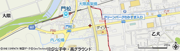 ファミリーマート粕屋門松店周辺の地図