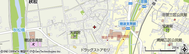 福岡県飯塚市秋松293周辺の地図