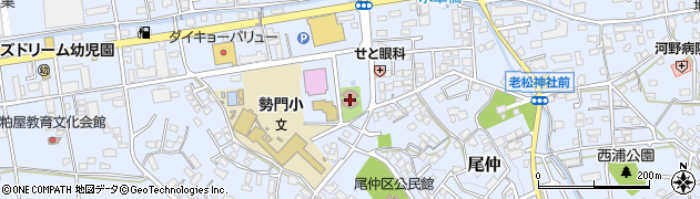 篠栗町立　たけのこ児童館周辺の地図