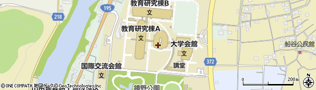 高知工科大学・香美キャンパス　事務局・国際交流課周辺の地図