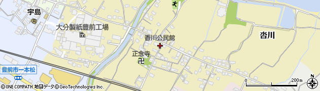 香川公民館周辺の地図