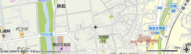 福岡県飯塚市秋松257周辺の地図