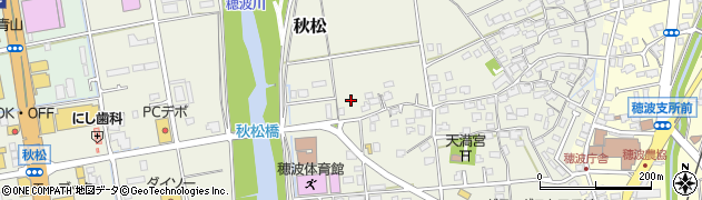 福岡県飯塚市秋松467周辺の地図