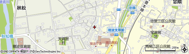 福岡県飯塚市秋松48周辺の地図