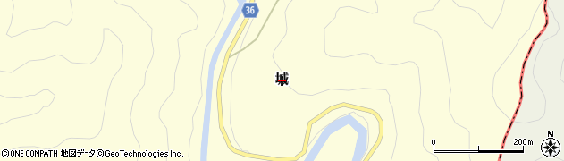和歌山県白浜町（西牟婁郡）城周辺の地図