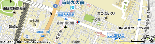 福岡県福岡市東区箱崎3丁目周辺の地図