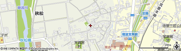 福岡県飯塚市秋松246周辺の地図