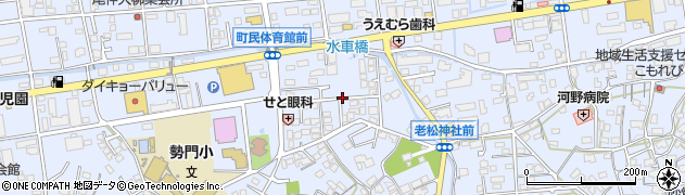 福岡県篠栗町（糟屋郡）尾仲周辺の地図