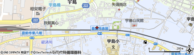 宇島郵便局 ＡＴＭ周辺の地図