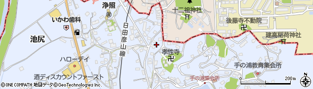 福岡県川崎町（田川郡）池尻（上原）周辺の地図