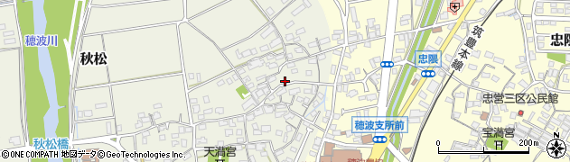 福岡県飯塚市秋松236周辺の地図