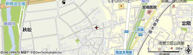 福岡県飯塚市秋松229周辺の地図