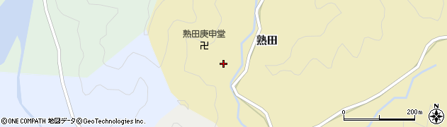 徳島県海部郡海陽町熟田坂口14周辺の地図