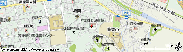 篠栗町立　やまばと児童館周辺の地図