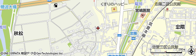 福岡県飯塚市秋松92周辺の地図
