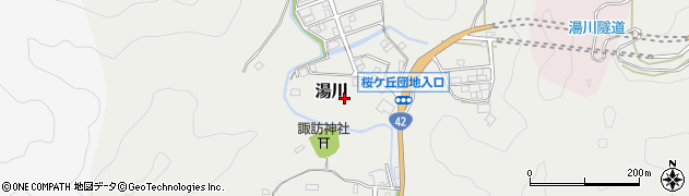 和歌山県東牟婁郡那智勝浦町湯川周辺の地図