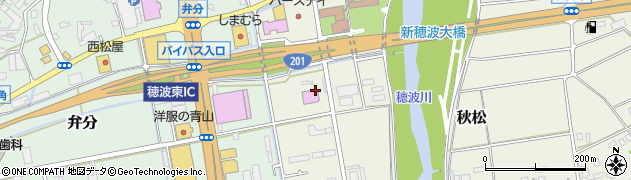 福岡県飯塚市秋松947周辺の地図