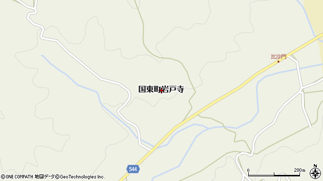〒872-1653 大分県国東市国東町岩戸寺の地図
