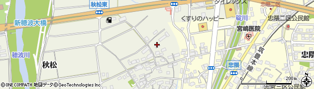 福岡県飯塚市秋松225周辺の地図