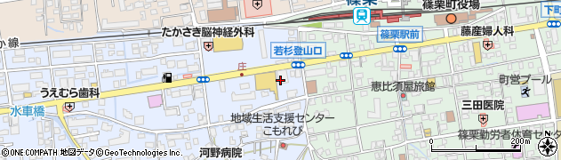 西日本シティ銀行篠栗支店周辺の地図