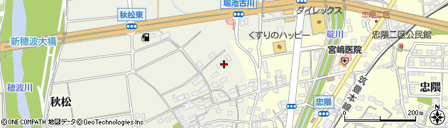 福岡県飯塚市秋松214周辺の地図