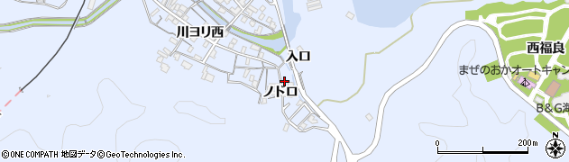 徳島県海部郡海陽町浅川ノドロ181周辺の地図