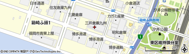 三井倉庫九州株式会社　トランクルーム周辺の地図