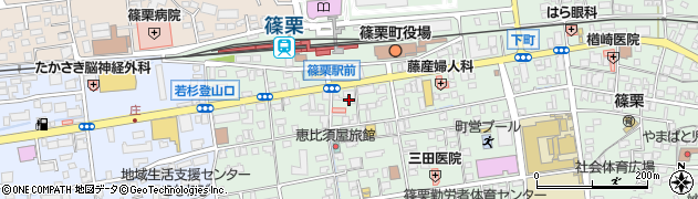 福岡銀行篠栗支店周辺の地図