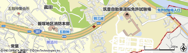 鶴三緒周辺の地図