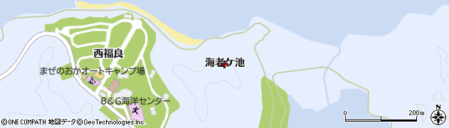 徳島県海陽町（海部郡）浅川（海老ケ池）周辺の地図
