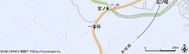 徳島県海陽町（海部郡）浅川（一宇谷）周辺の地図