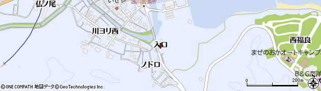 徳島県海陽町（海部郡）浅川（入口）周辺の地図