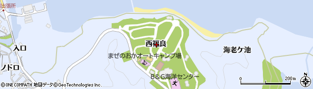 徳島県海部郡海陽町浅川西福良周辺の地図