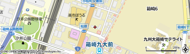 クラシオン箱崎松原周辺の地図