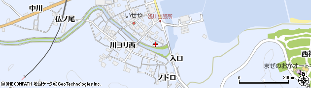 徳島県海部郡海陽町浅川川ヨリ東75周辺の地図