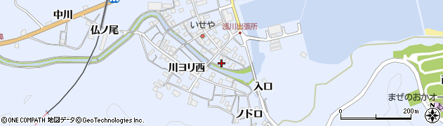 徳島県海部郡海陽町浅川川ヨリ東80周辺の地図