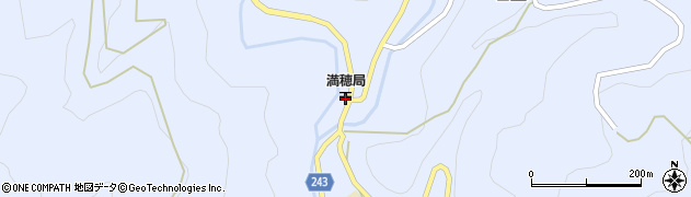 満穂郵便局周辺の地図