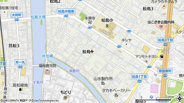 〒812-0062 福岡県福岡市東区松島１丁目の地図